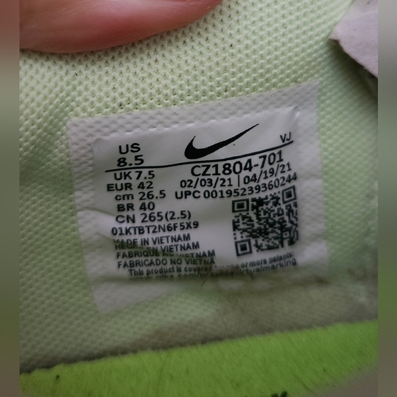 Nike Zoom Rival Waffle 5 Running Shoes Unisex - GREEN- SIZE 8.5 - Picture 10 of 13